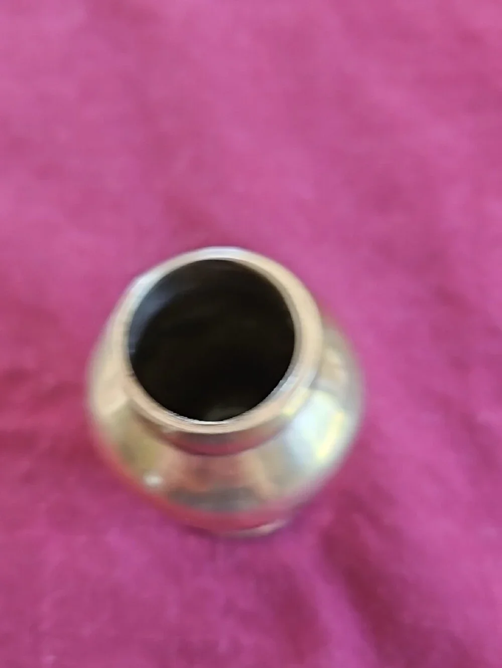 Mini Brass Accent Vase - Polished Gold Finish